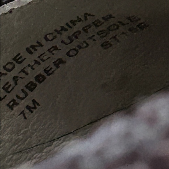 MICHAEL Michael Kors Front Zip Brown Reptile Strappy Leather Heeled Sandals, 7 - Picture 10 of 10